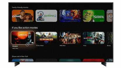 Uso del cursor de Google TV