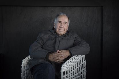 Retrato de Joan Margarit, en noviembre de 2019 en Barcelona.