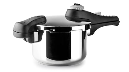 Este modelo de olla a presión dispone de tres sistemas de seguridad.