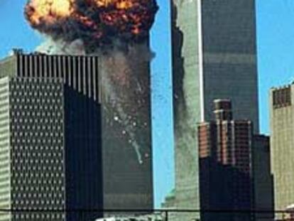 Impacto en la torre sur del World Trade Center.