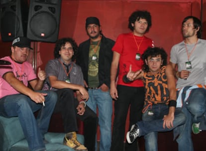 Los seis miembros del grupo