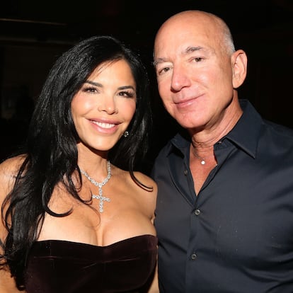 Lauren Sanchez y Jeff Bezos en una gala en Nueva York en octubre de 2024.