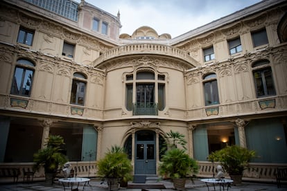 Interior de la sede madrileña de la SGAE.