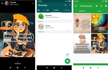 Descargar los estados de WhatsApp en Android