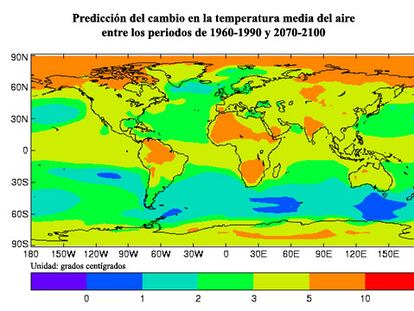 El 'viaje' de los gases de efecto invernadero por el mundo