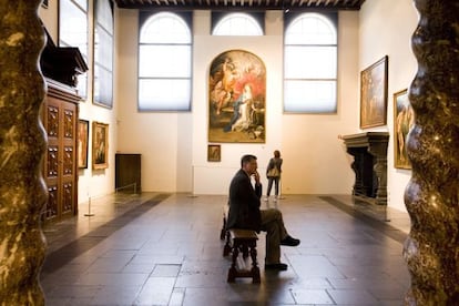 Interior de la casa de Rubens, en Amberes (Bélgica).