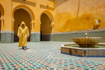 El mausoleo de Mulay Ismail, en Mequínez.