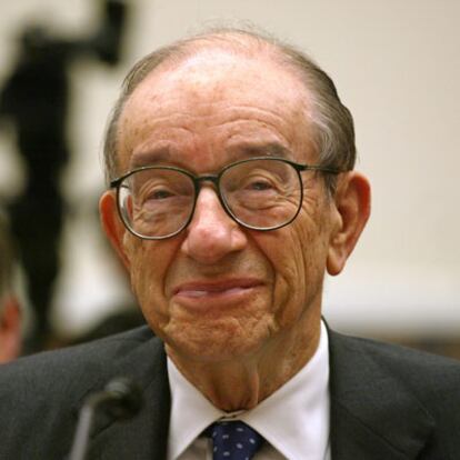 El anterior presidente de la Reserva Federal, Alan Greenspan.