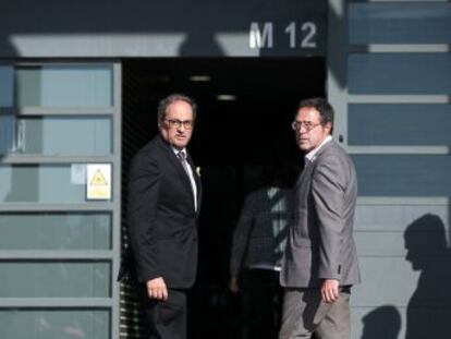 El presidente de la Generalitat y el del Parlament dicen en una declaración institucional que el traslado no responde ninguna negociación
