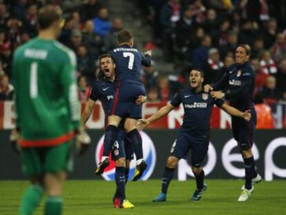 El equipo de Diego Simeone se mete en la final a pesar de la derrota ante el Bayern, en un partido digno de la Copa de Europa donde hubo de todo