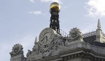 Fachada de la sede del Banco de Espa&ntilde;a, en Madrid