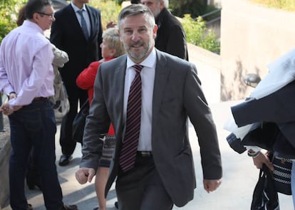 Juan Manuel González, a la entrada de la Audiencia Provincial el pasado 9 de mayo.