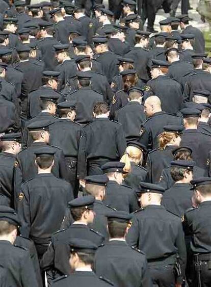 Agentes del Cuerpo Nacional de Policía.