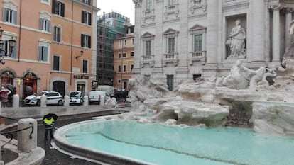 La Fontana di Trevi en Roma, el 4 de enero de 2016. 