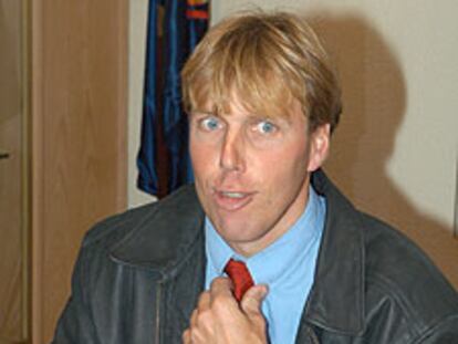 Johann Muehlegg, ayer, en el CSD.