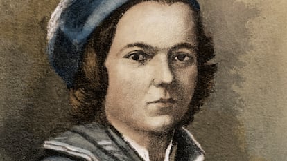 Retrat de Jean-Jacques Rousseau (1712-1778) de jove.