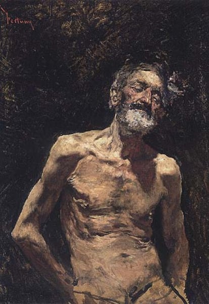 &#39;Viejo desnudo al sol&#39; (1871), de Mariano Fortuny.