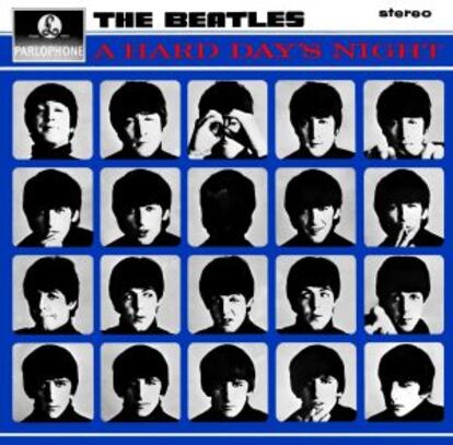 Portada del disco de los Beatles 'A hard day's night'.