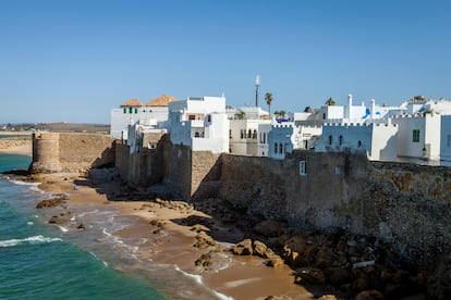 Las vistas desde la medina de Asilah.