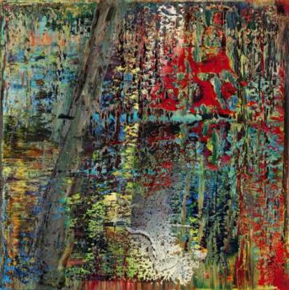 La obra de Gerhard Richter Abstraktes Bild (649-2), propiedad de Perelman, será subastada en Hong Kong.