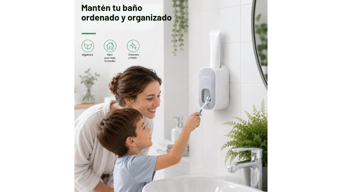 Con este dispositivo podrás tener tu baño más organizado y en orden.