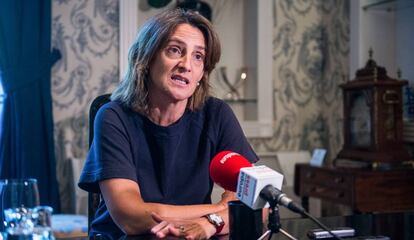 Entrevista de Europa Press con la vicepresidenta cuarta del Gobierno y ministra para la Transición Ecológica, Teresa Ribera, en Madrid (España) a 4 de agosto de 2020.
 04 AGOSTO 2020;POLÍTICA;TRANSICIÓN ECOLÓGICA;TERESA RIBERA;GOBIERNO
 Joaquin Corchero / Europa Press
 04/08/2020