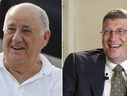 Amancio Ortega y Bill Gates