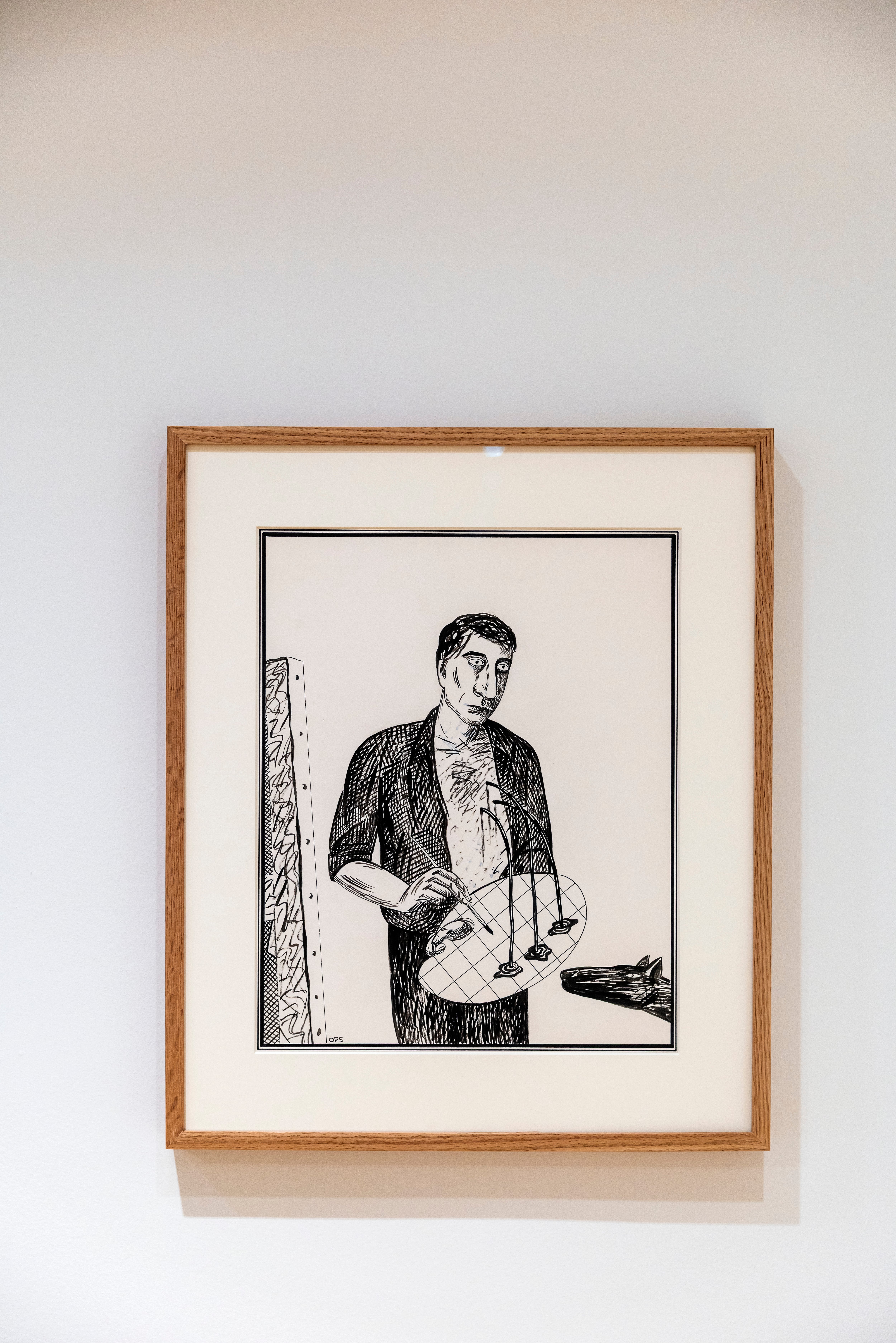 Otra obra de la exposición.