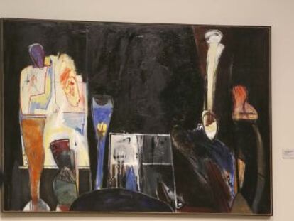 Una de las obras de Bonifacio en la exposición de la sala Kubo.