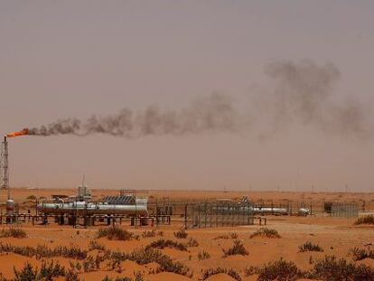 Instalaci&oacute;n de la petrolera Aramco en Arabia Saud&iacute;.