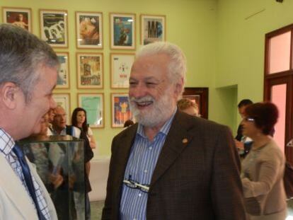 El pedagogo Francesco Tonucci durante su visita a Sueca.