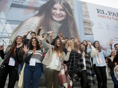 Estudiantes en la primera edici&oacute;n de &#039;EL PA&Iacute;S con tu futuro&#039;.