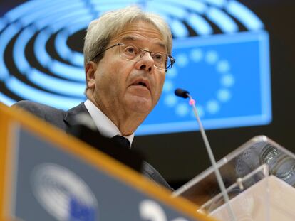 El comiario de Economía, Paolo Gentiloni.