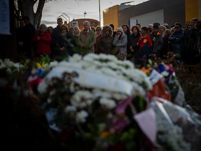 Homenaje en la estación de tren de Santa Eugenia el lunes en el vigésimo aniversario de los atentados del 11-M.