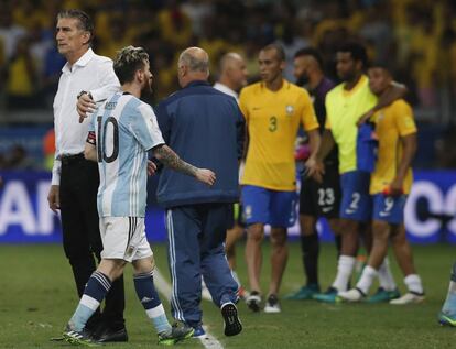 Messi y Bauza se van derrotados del Mineirao.