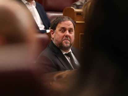 Oriol Junqueras, en el Congrés el passat 21 de maig.