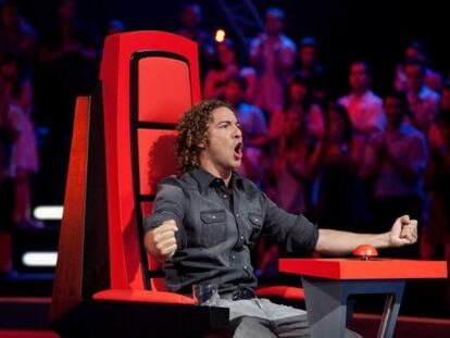 David Bisbal, en 'La voz'