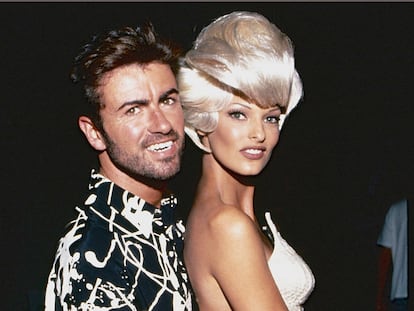 George Michael y Linda Evangelista