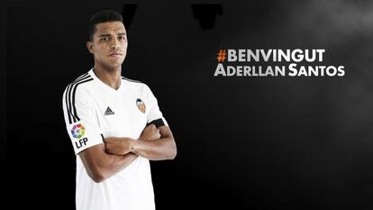 Aderllan Santos, jugador del Valencia