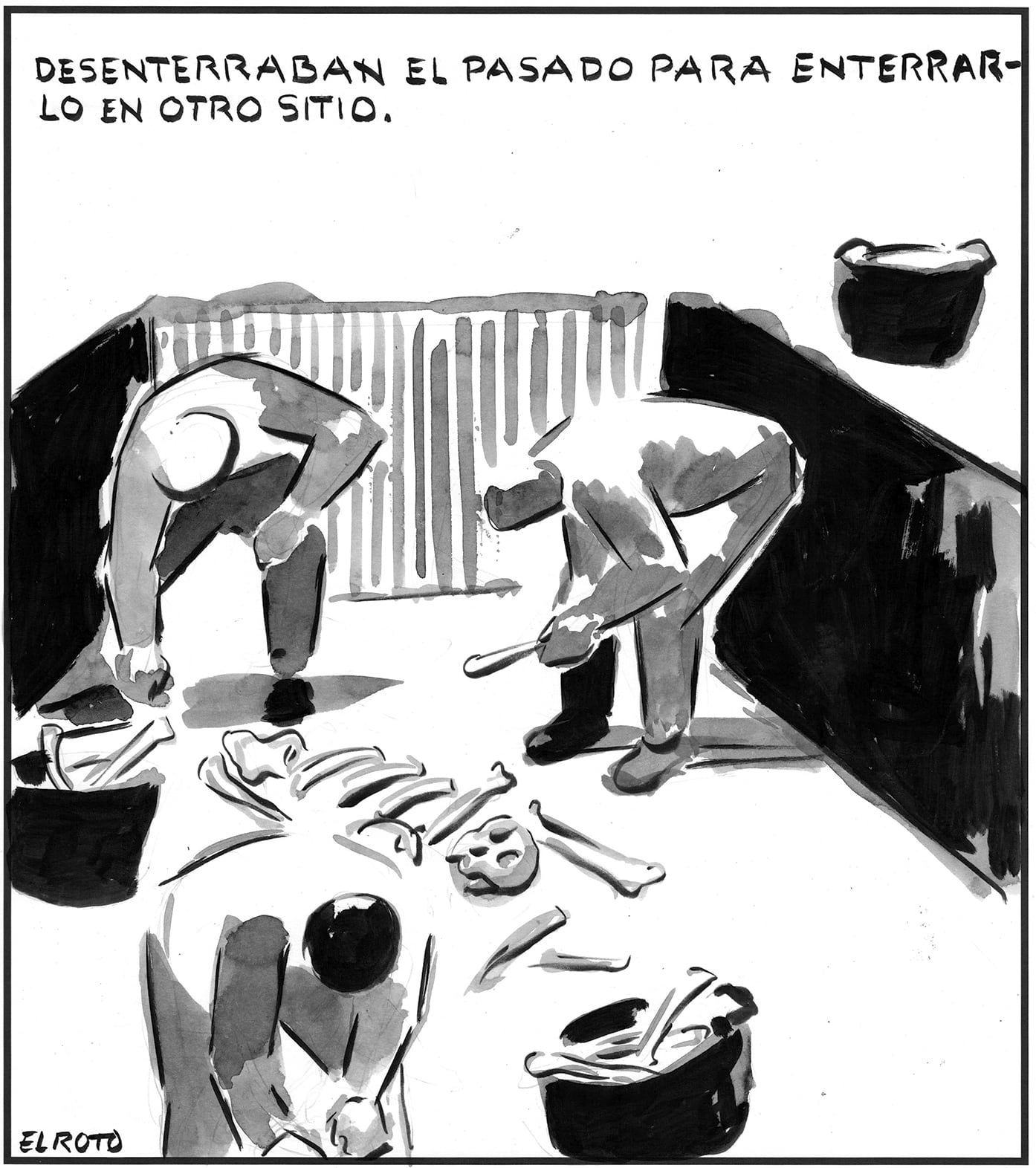 El Roto: entierros