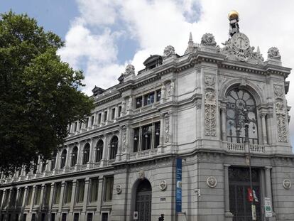 Fachada del Banco de España.