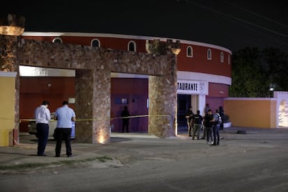 El motel Nueva Castilla, donde fue localizado el cuerpo de Debanhi la noche de este jueves.