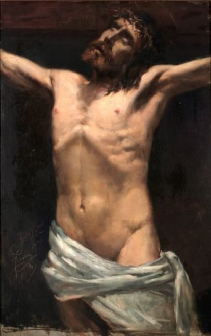 El lienzo ‘Estudio de Cristo’ de Sorolla.