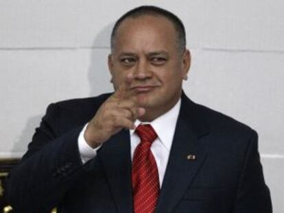 El president de l'Assemblea Nacional, Diosdado Cabello.