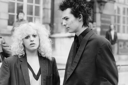 Sid Vicious y Nancy Spungen fotografiados en Londres en 1978.