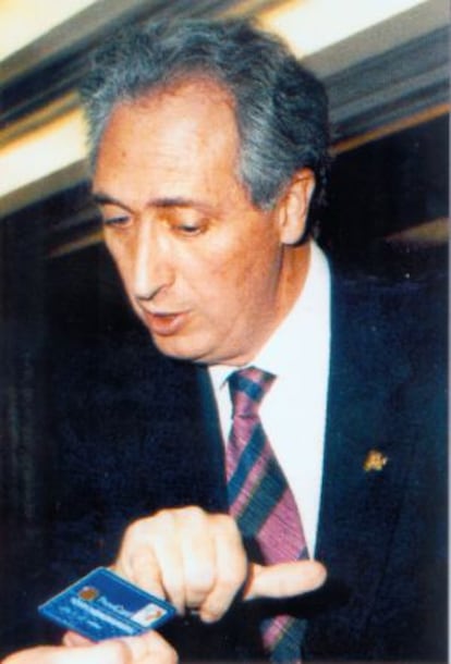 An archive photograph of Publio Cordón, kidnapped in 1995.