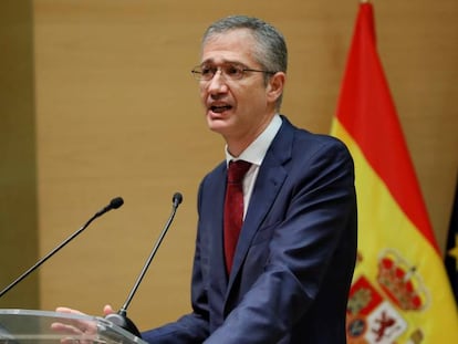 El gobernador del Banco de España, Pablo Hernández de Cos