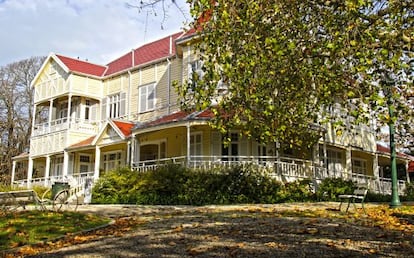 La casa de veraneo de la escritora argentina Victoria Ocampo en Mar del Plata, convertida hoy en el centro cultural Villa Victoria.