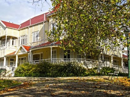 La casa de veraneo de la escritora argentina Victoria Ocampo en Mar del Plata, convertida hoy en el centro cultural Villa Victoria.