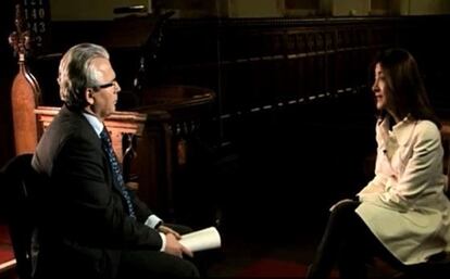Garzón y Betancourt, durante la entrevista.